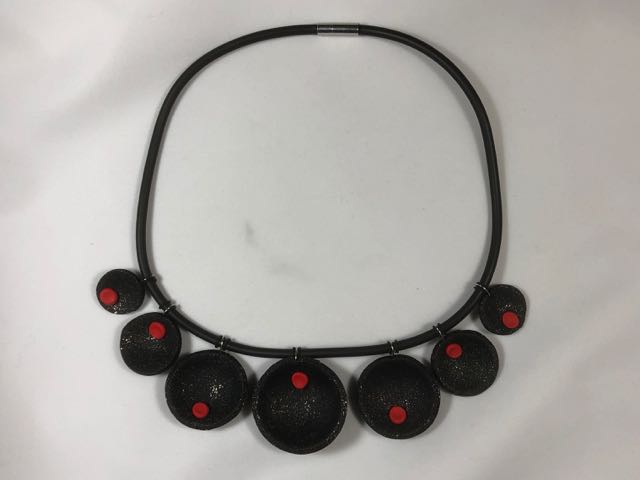 Sparkle black necklace