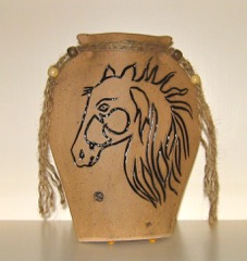 Horse Vase side 1
