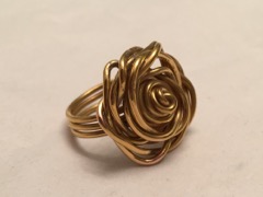 Wire Rose Ring
