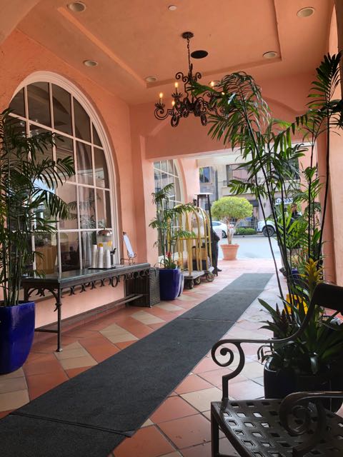 Entrance of  La Valencia Hotel