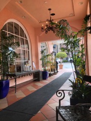 Entrance of  La Valencia Hotel