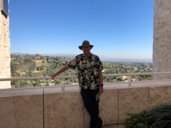 At the Getty Museum in Santa Monica