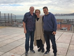 Bob, Sharon & Nuno in Lisbon