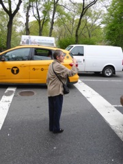 Flagging a cab