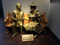Roy Acuff and Minnie Pearl by Russ Faxon