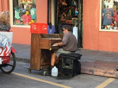 On Royal St Pianist