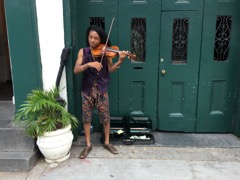Street Musician on Chatres St