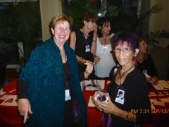 Sharon with 
Sue Adelberg Schigelone-Jones