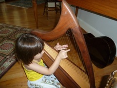 031 On the Lap Harp