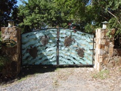 Cool Gate at Mountain Trunk Bay