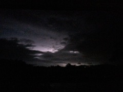 Lightning over Tortola