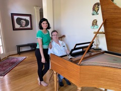 Liz & Ken at Harpsichord