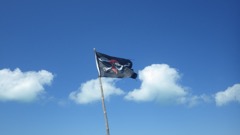 Pirat's flag at Devils Cut