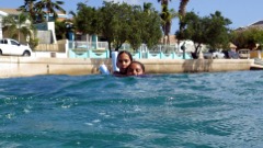 Local Children enjoying the sea