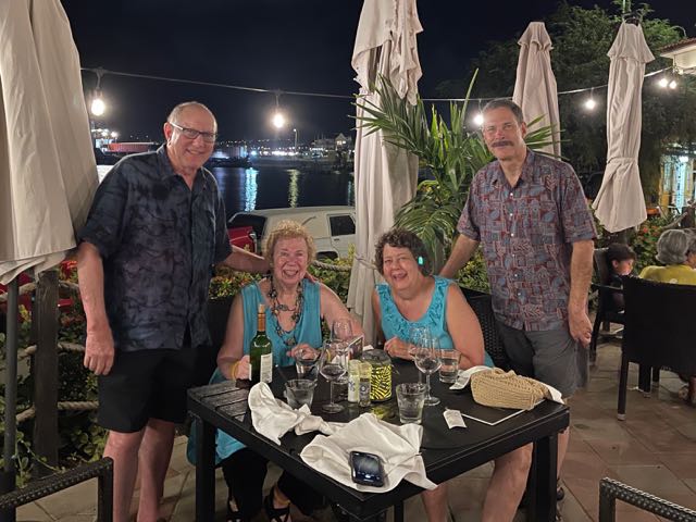 At  Umbrella with Bob & Christie