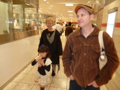 In the food court