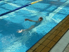 Little swimmer