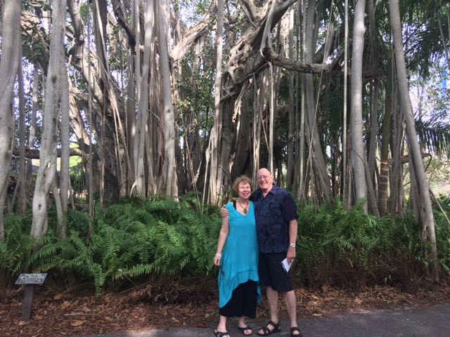 Sharon & Bob by a Banyon Tree