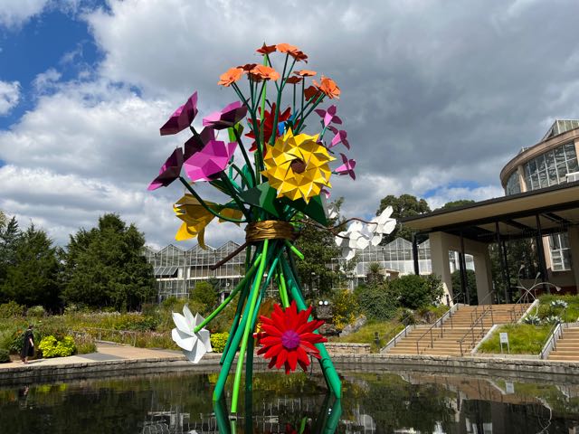 metal flowers