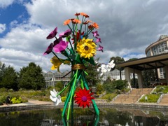 metal flowers