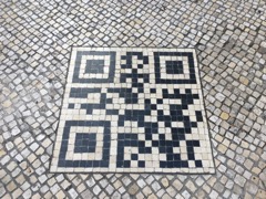 Not a real QR code in Lisbon