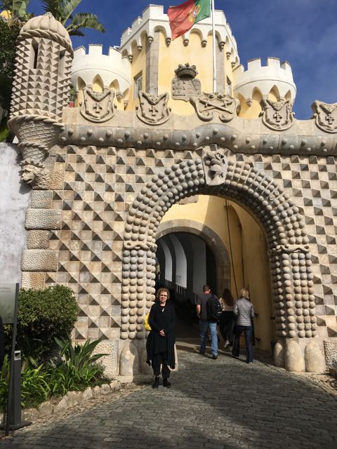 Sharon at an internal gate