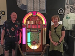 Bob & Sharon with 1946 Wurlitzer