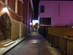 The alley where Jonny Cash discovered the Everly Brothers