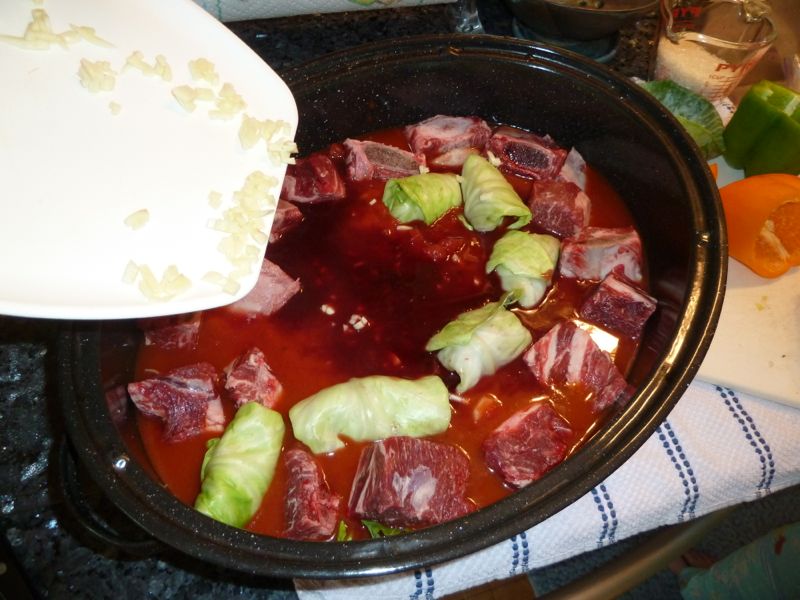 24 Add garlic to pot