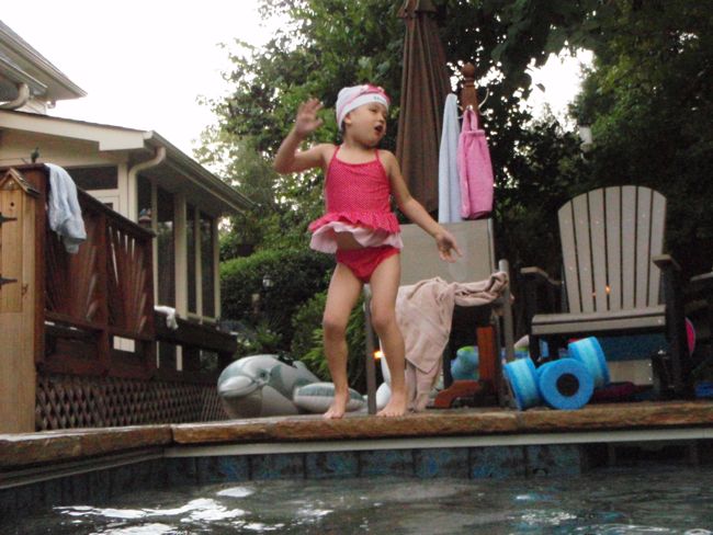 154 Ready to go swimming!