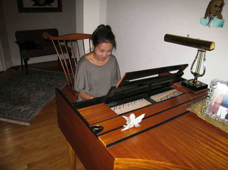 26-08 Mamico on harpsichord